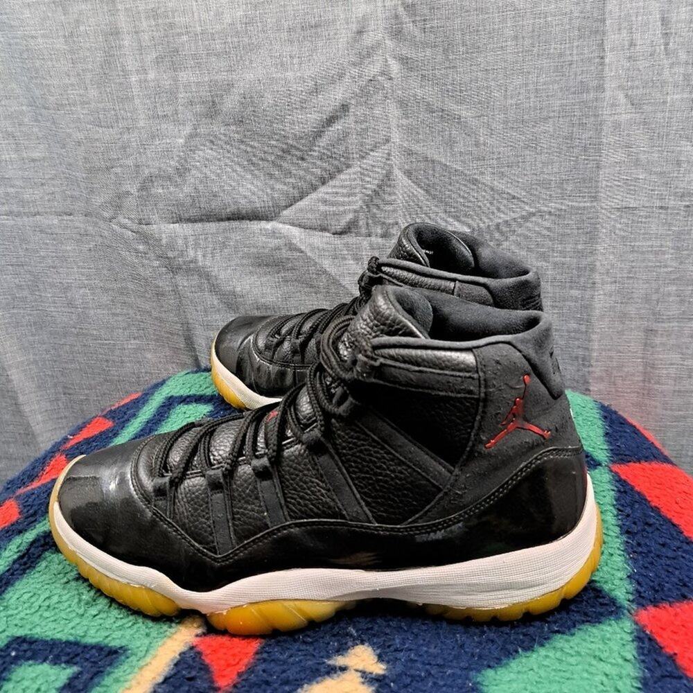 %Nike Air Jordan 11 72-10 size 13 Men Black 378037-002 OG XI Bred Retro AJ17